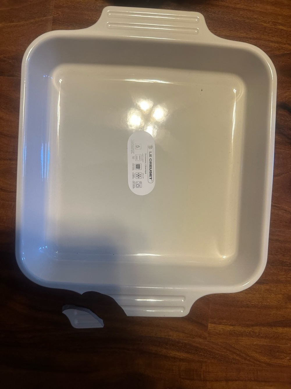 Le Creuset Cream Square Baker